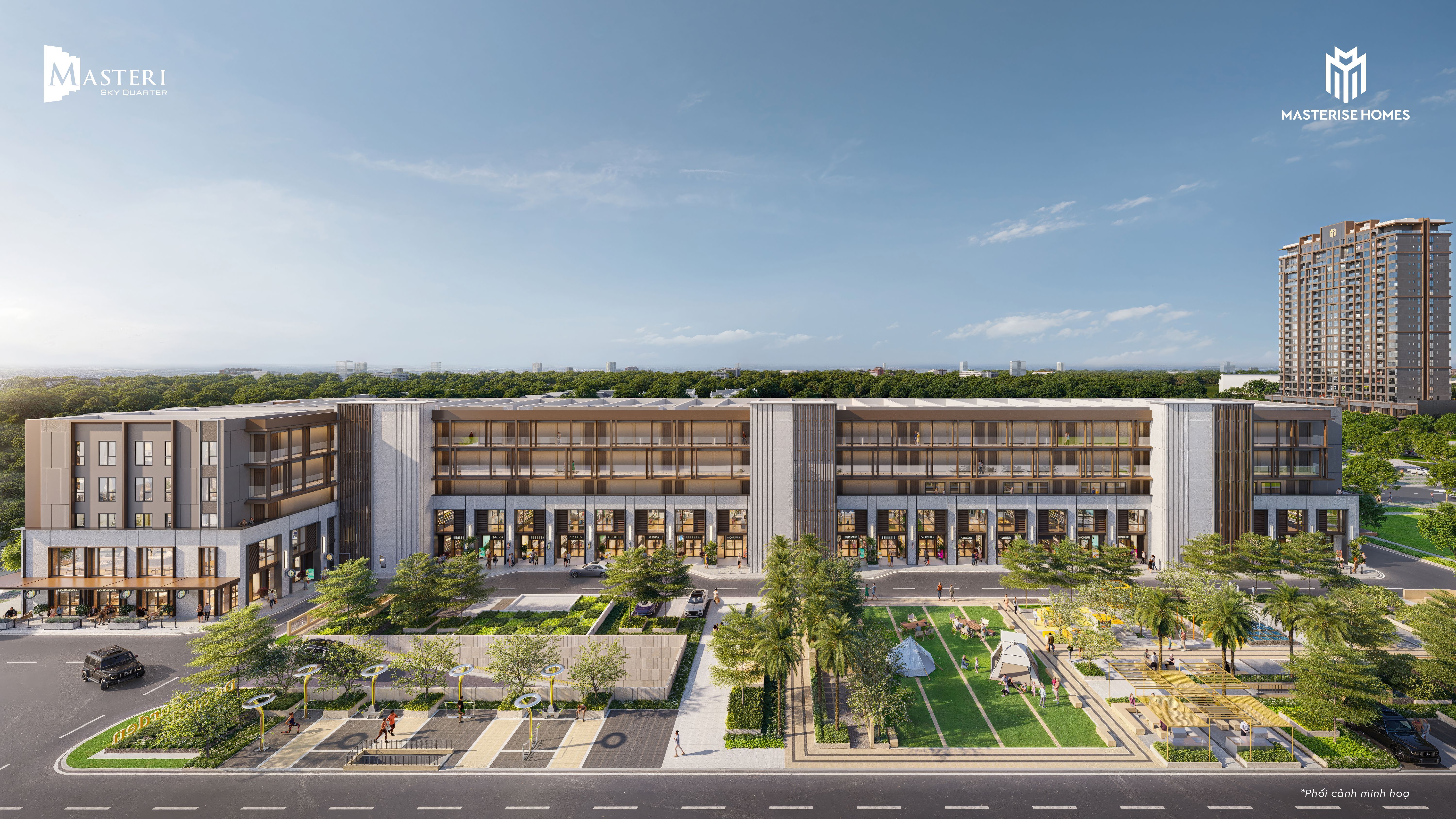 Bán căn hộ Masteri Sky Quarter hướng Đông Nam – căn hộ đón gió lành, view hồ thoáng đãng